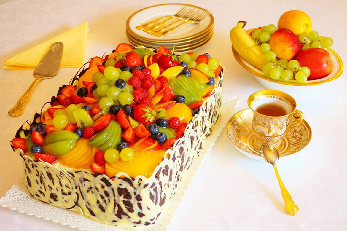 Mega ovocný dort